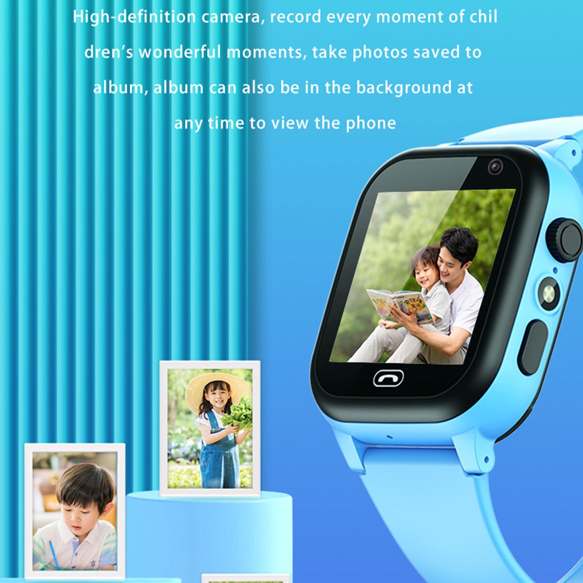 Kids Outdoor Wear - Reloj inteligente para niños con llamada