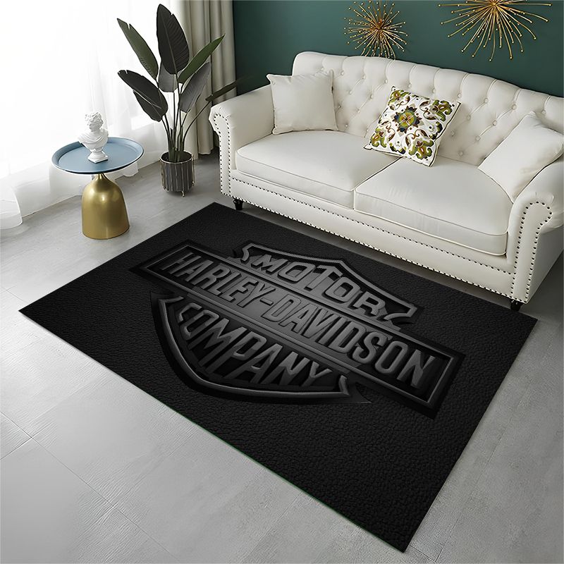 Kids Outdoor Flooring - Alfombra Antideslizante Retro H-Harleys Racing Moto