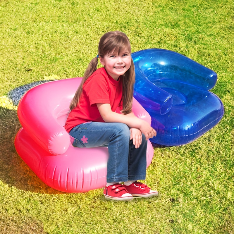 Kids Outdoor Bean Bag Chair - Tumbonas inflables, sofá de aire, silla