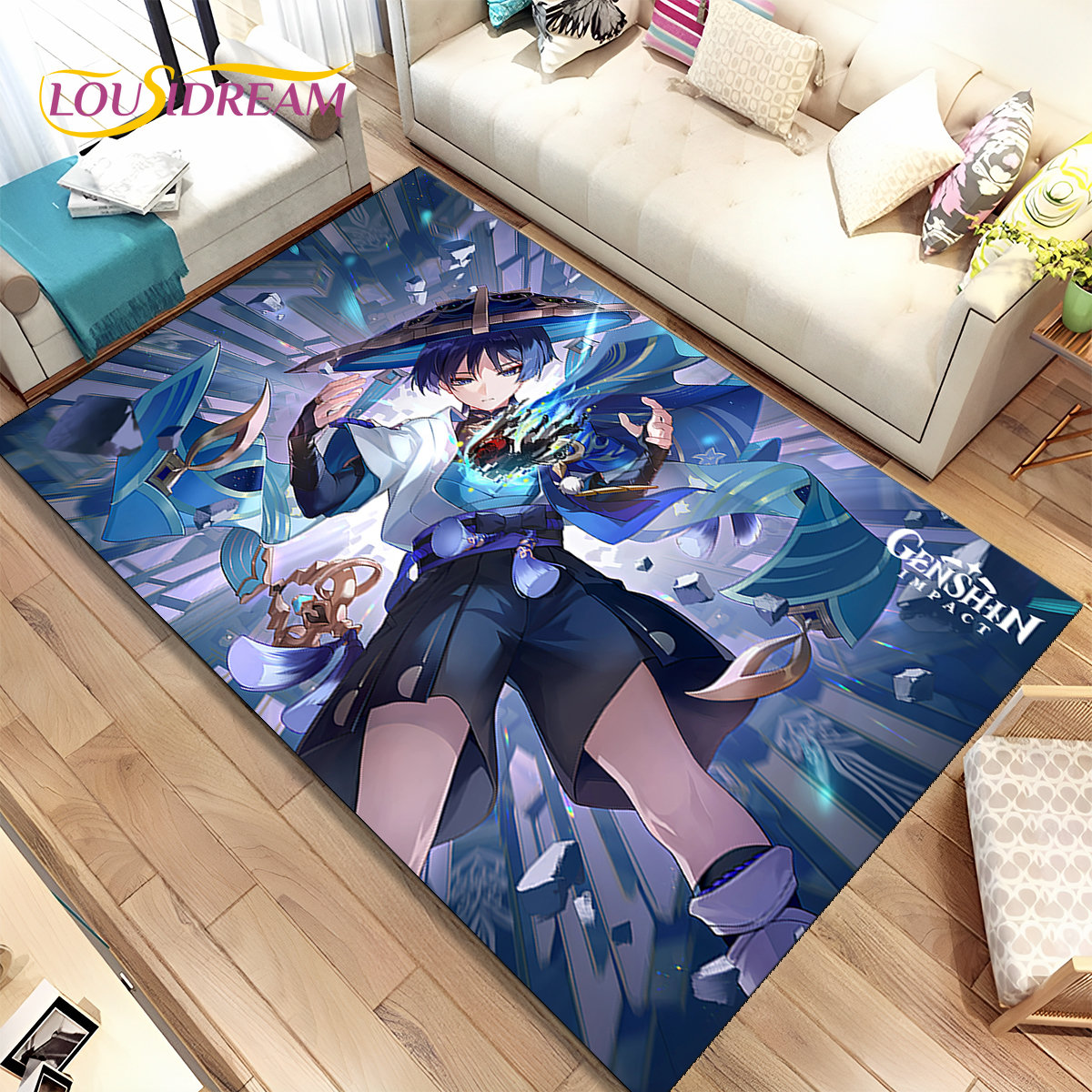 Kids Outdoor Flooring - Genshin-alfombra de área de juego de