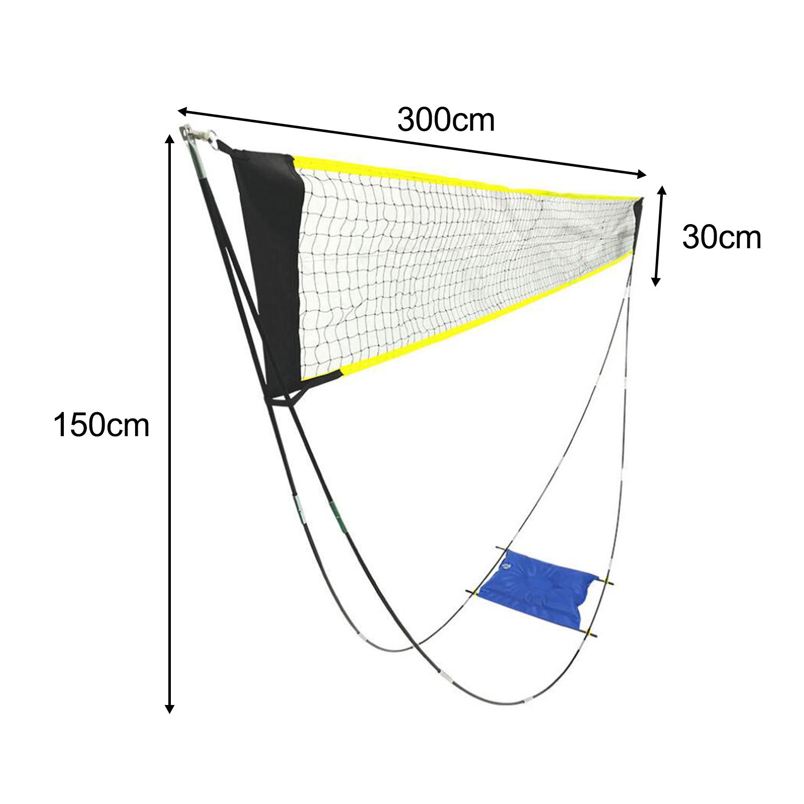 Kids Outdoor Volleyball Net - Red de bádminton con bolsa de