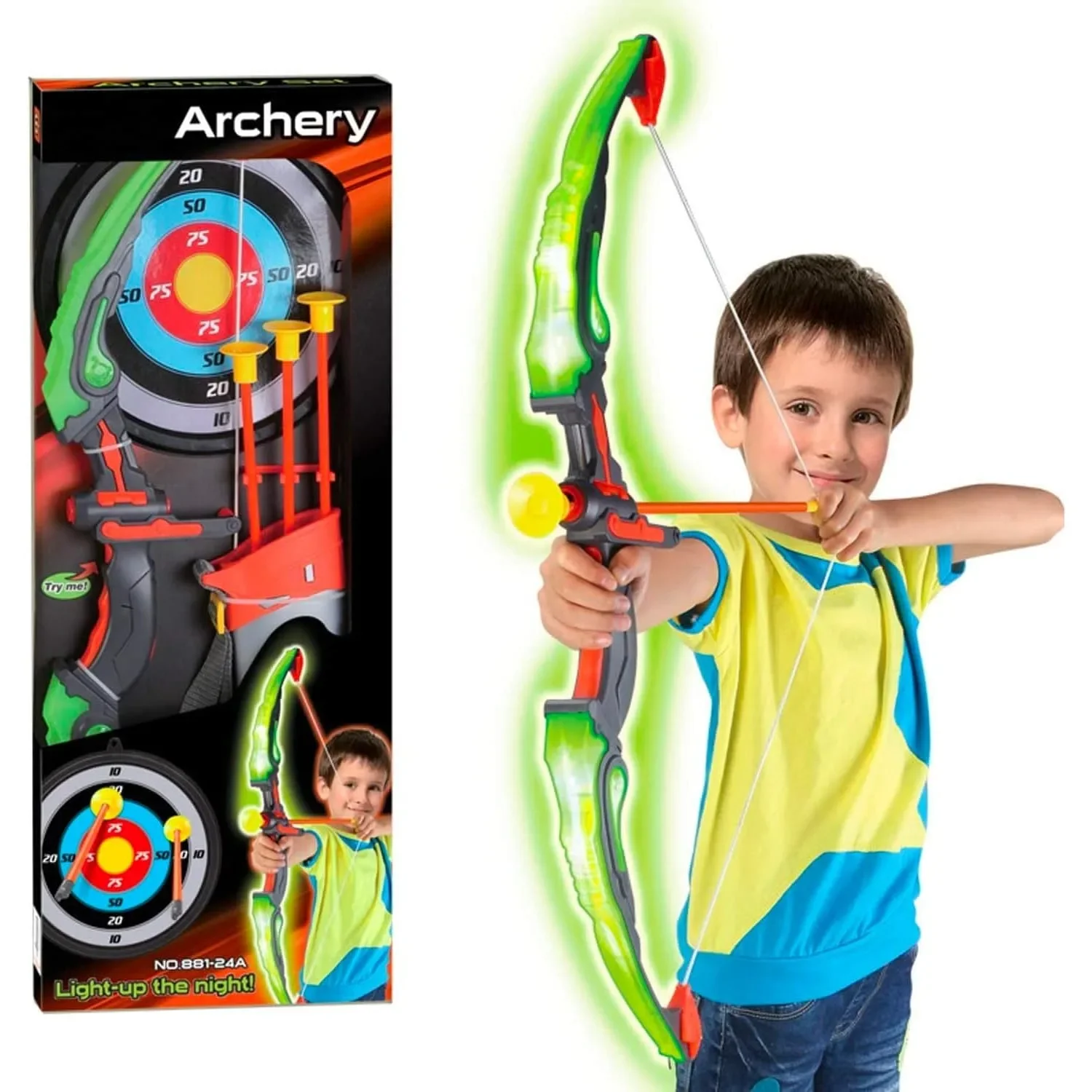 Kids Outdoor Archery Set - Juego de arco y flecha para