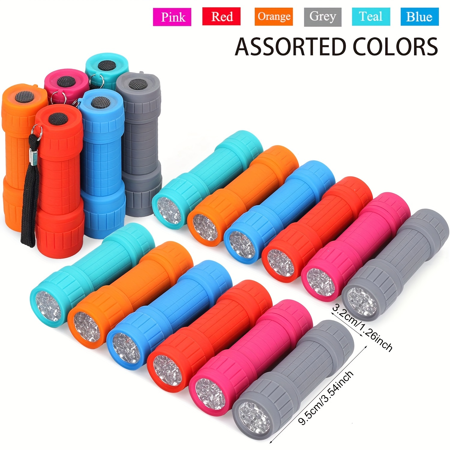 Outdoor Kid - Mini linterna portátil con nueve perlas