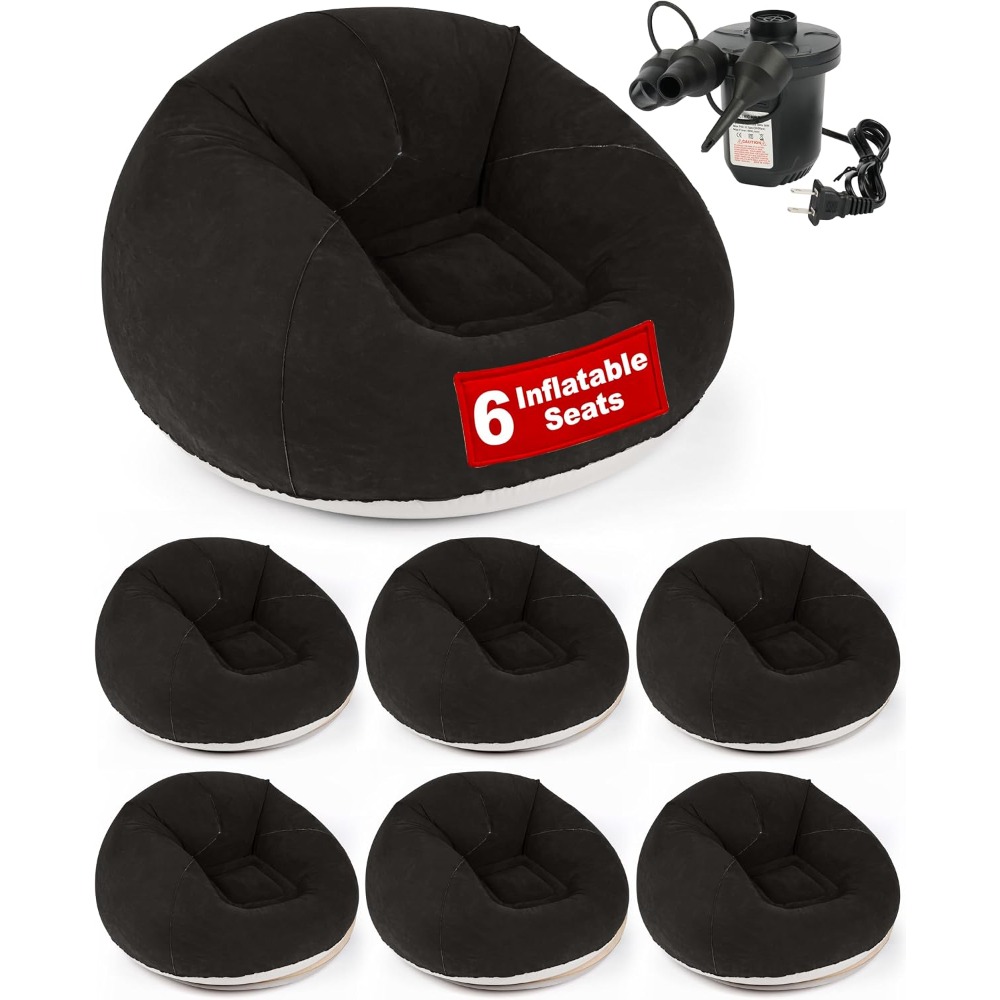 Kids Outdoor Bean Bag Chair - Sillón Inflable Tipo Puff con Bomba