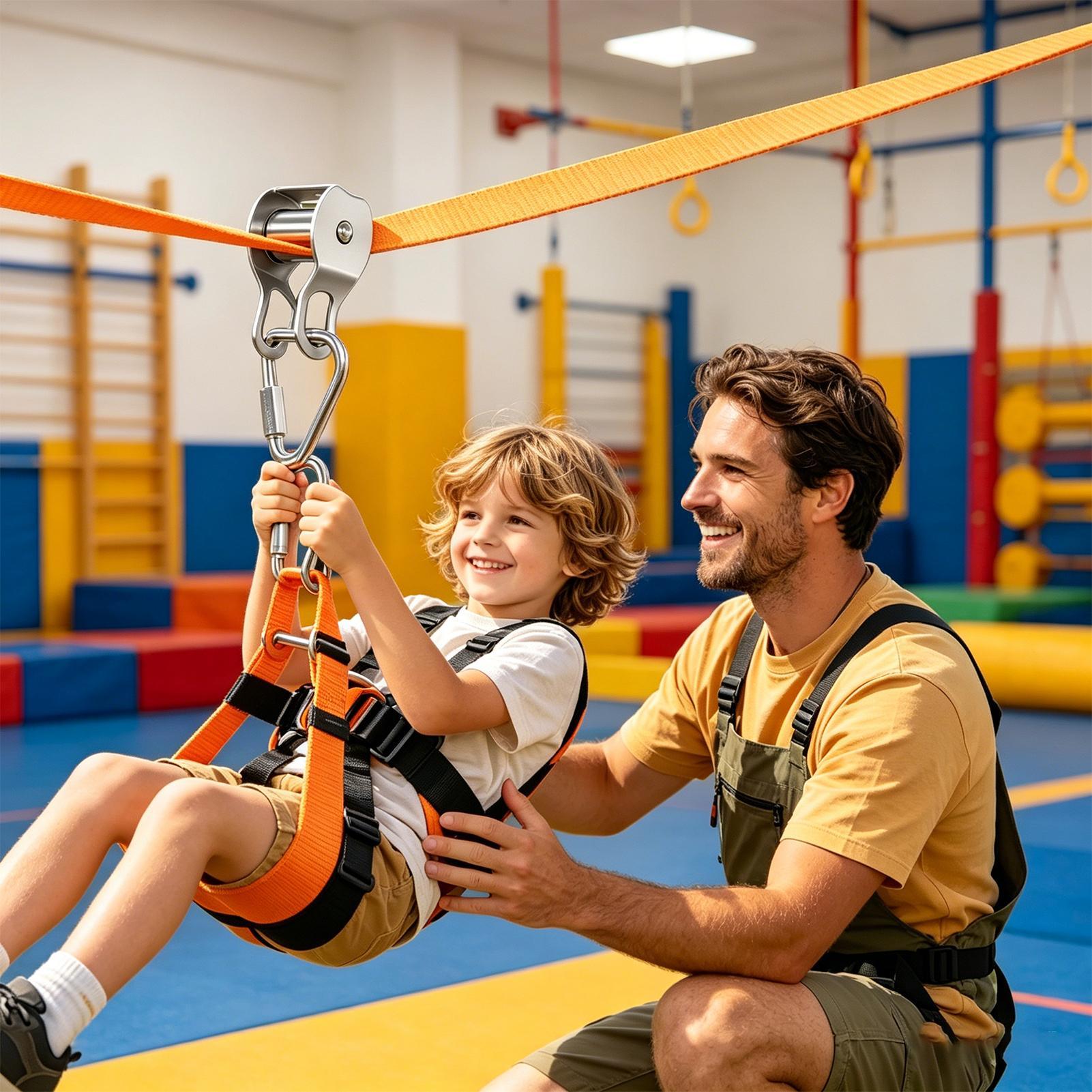 Kids Outdoor Play Yard - Cuerda de equilibrio para niños, juguetes