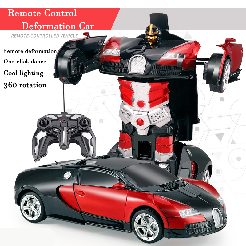 Kids Outdoor Activity Toys - Robots de transformación de coche eléctrico