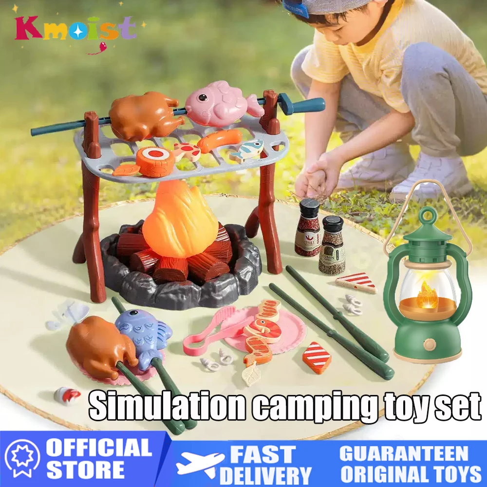 Kids Outdoor Kitchen Diy - 28/26/33/44 piezas Diy juego de acampada