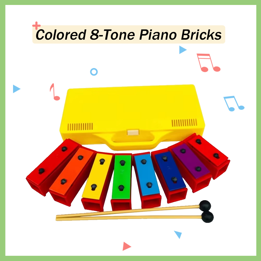 Kids Outdoor Xylophone - Campanas resonadoras Glockenspiel de xilófono cromático