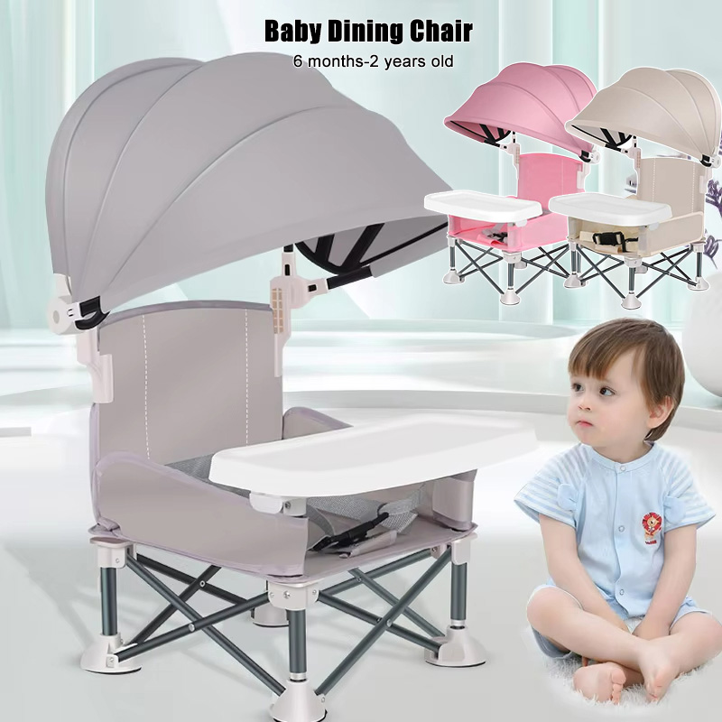 Kids Outdoor Table And Chairs - Silla de comedor plegable para bebé,