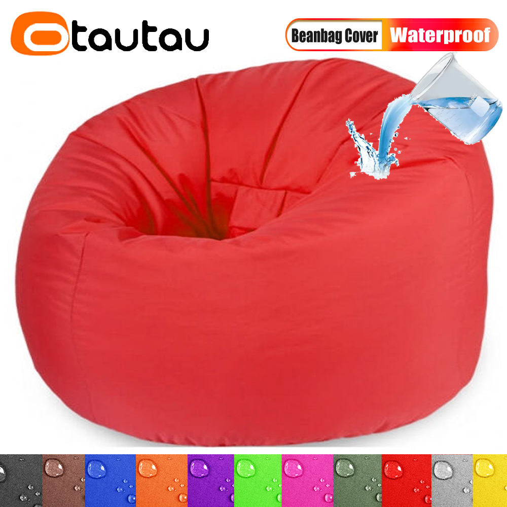 Kids Outdoor Bean Bag Chair - OTAUTAU, funda impermeable para bolsa de