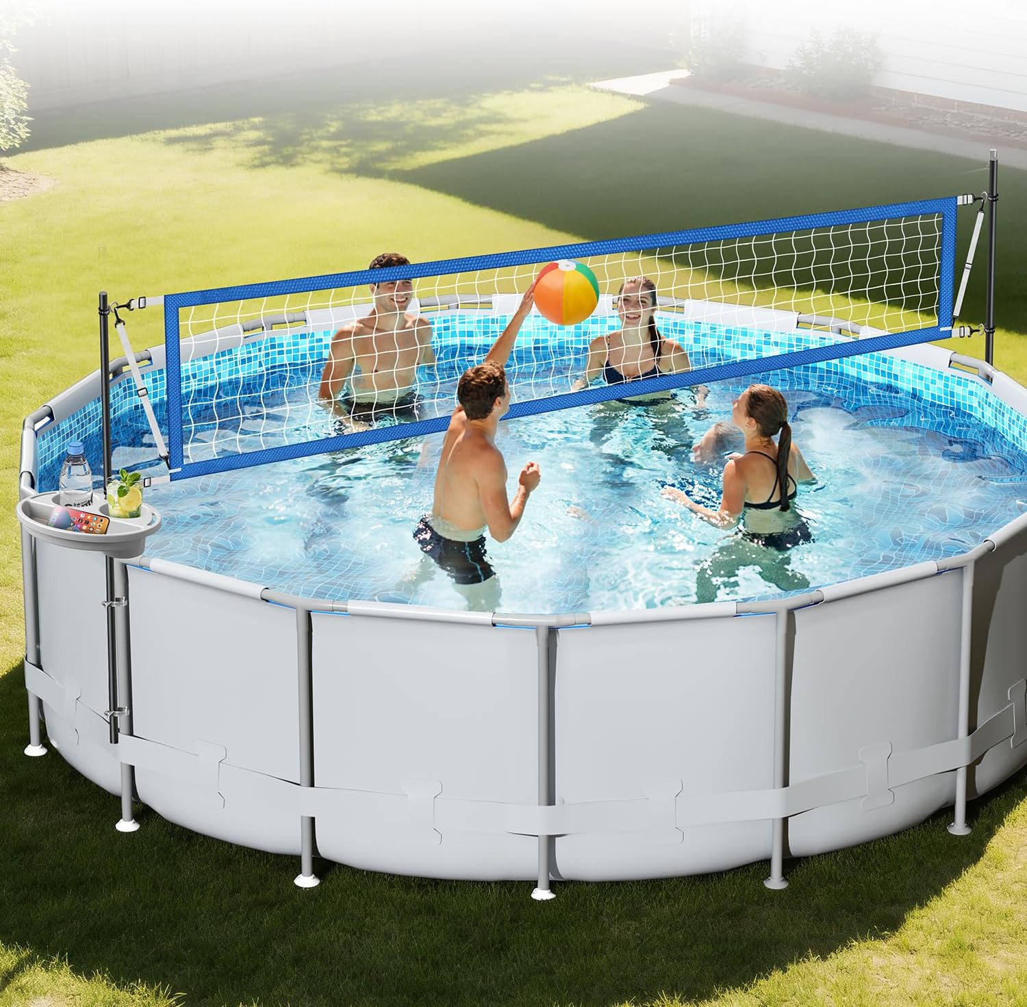 Kids Outdoor Volleyball Net - Set de Red de Voleibol para