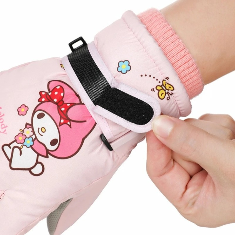 Melody Kuromi-guantes de lana  - Kids Outdoor Gloves reseña y precio