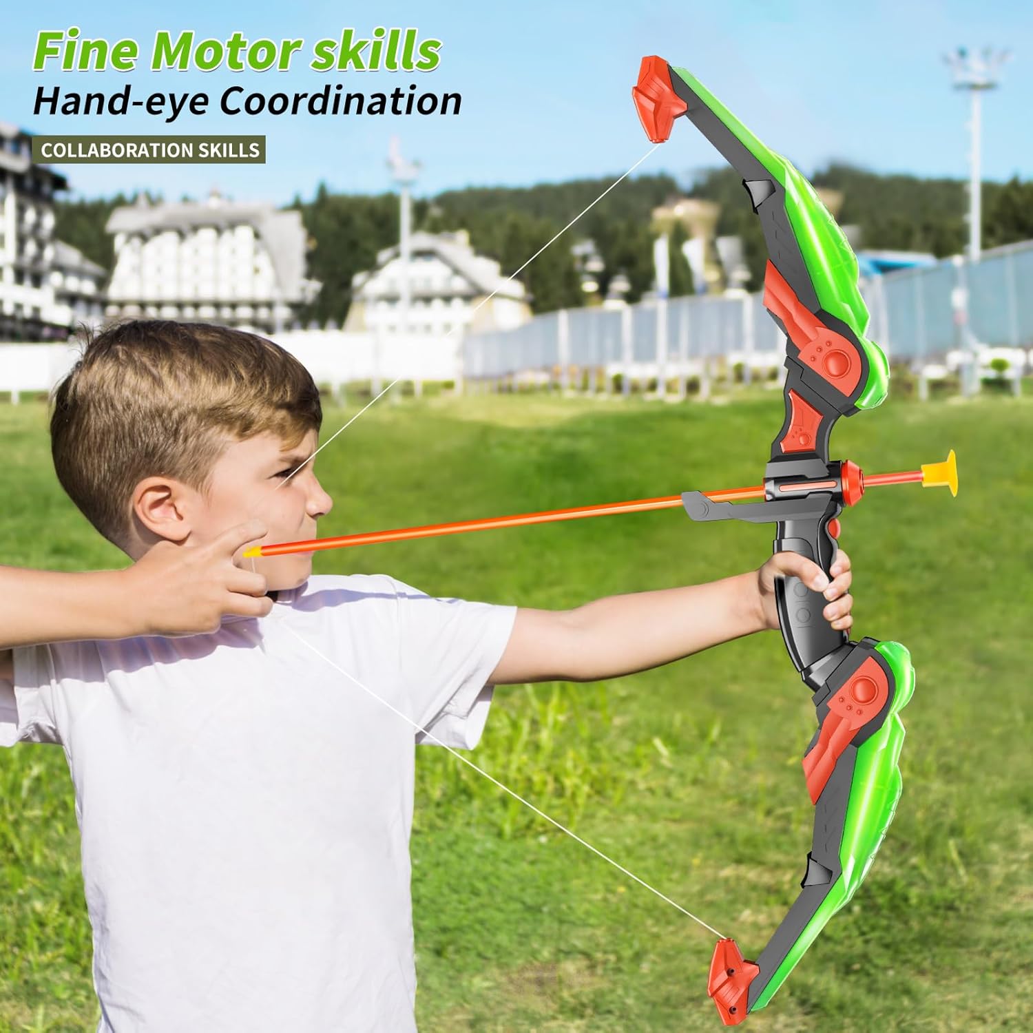 Juego de arco y flecha para ni - Kids Outdoor Archery Set reseña y precio