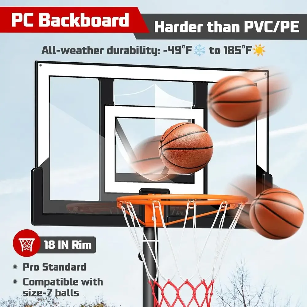 Aro de Baloncesto Portátil par - Basketball Hoop Outdoor reseña y precio
