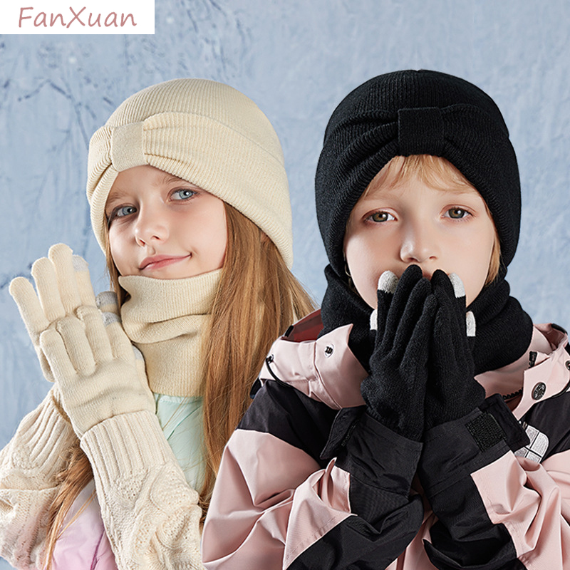 Gorros de invierno para niños, - Kids Outdoor Gloves reseña y precio
