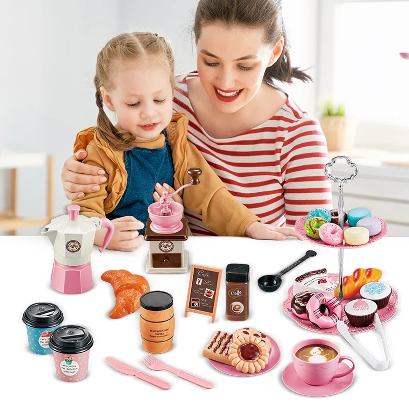 Juego de simulación de café co - Kids Outdoor Kitchen Diy reseña y precio