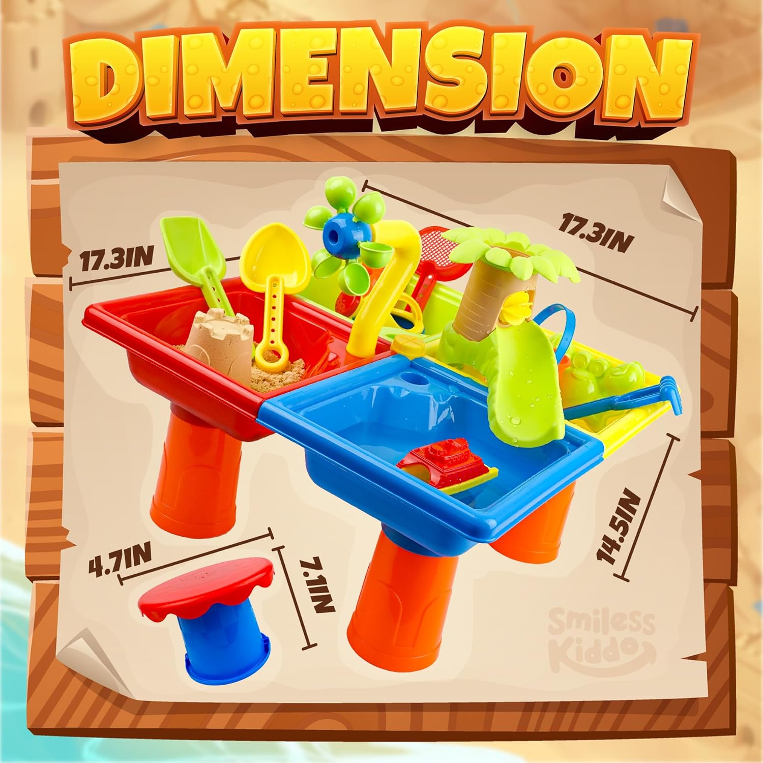 Mesa de agua de verano para ni - Kids Outdoor Activity Toys reseña y precio