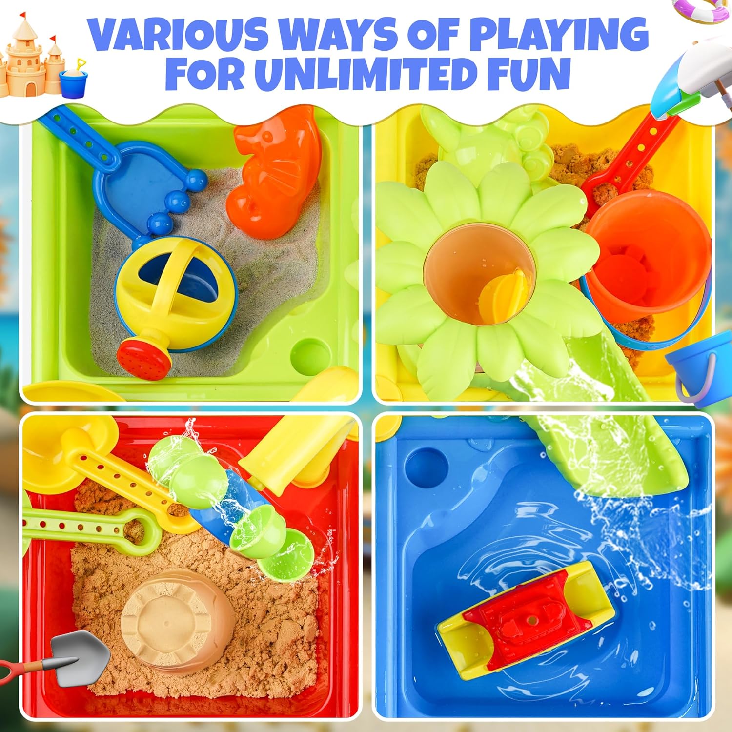 Mesa de agua de verano para ni - Kids Outdoor Activity Toys reseña y precio