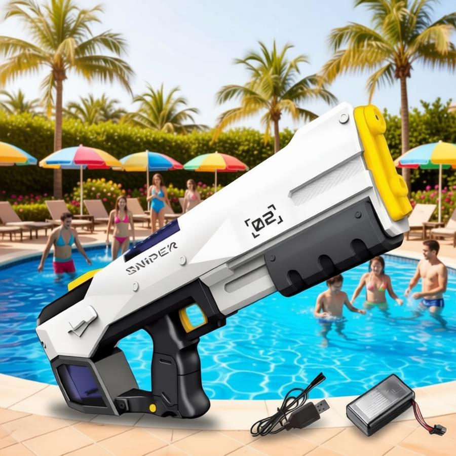 Pistola de Agua Eléctrica Tota - Kids Outdoor Clubhouse reseña y precio