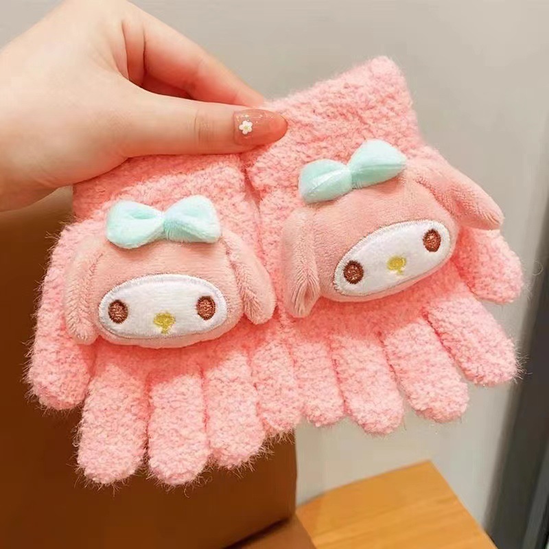 Guantes de peluche Hello Kitty - Kids Outdoor Gloves reseña y precio