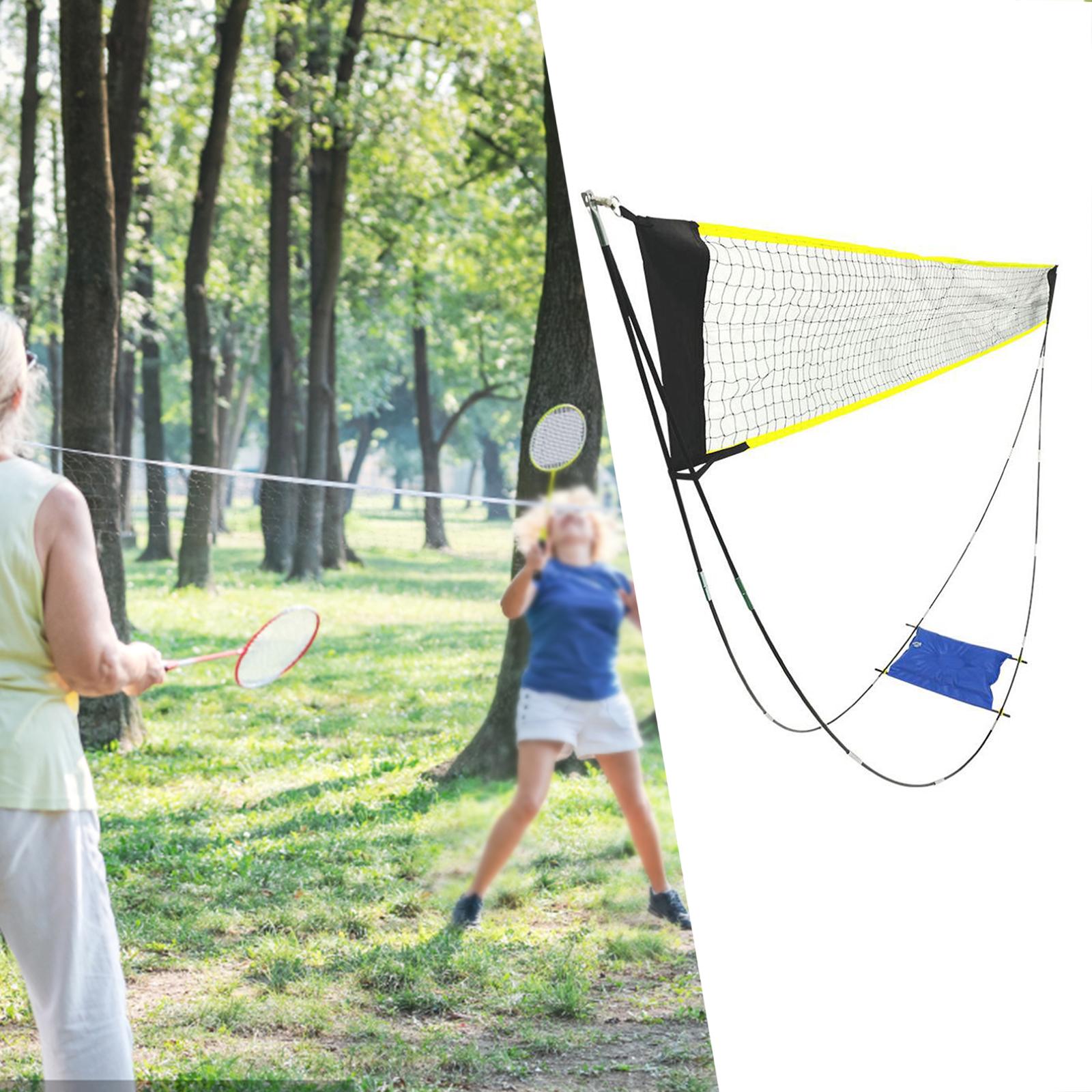 Red de bádminton con bolsa de  - Kids Outdoor Volleyball Net reseña y precio