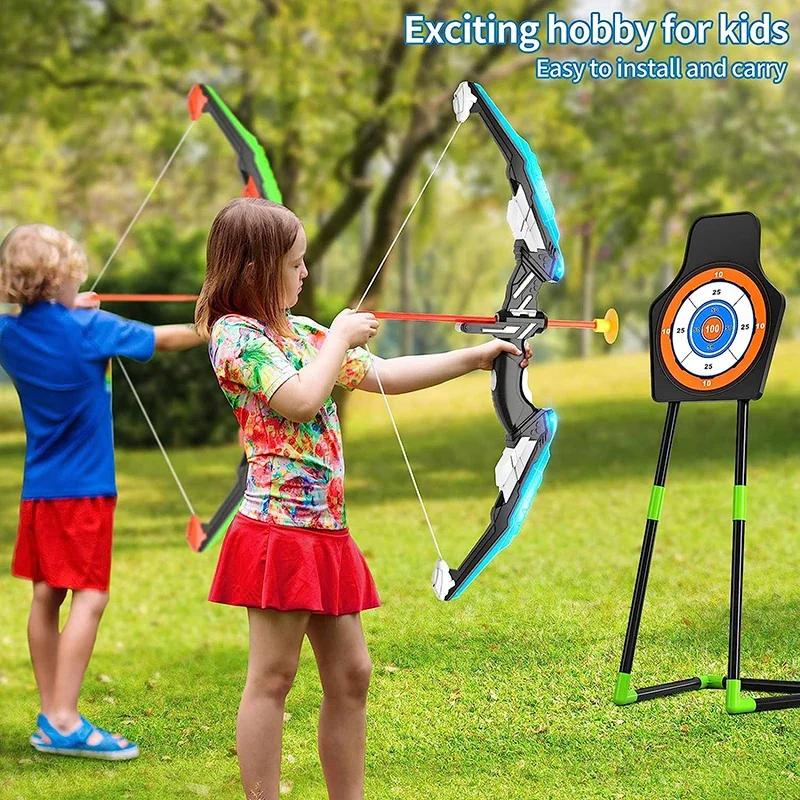 Arco y flechas para niños, arc - Kids Outdoor Archery Set reseña y precio