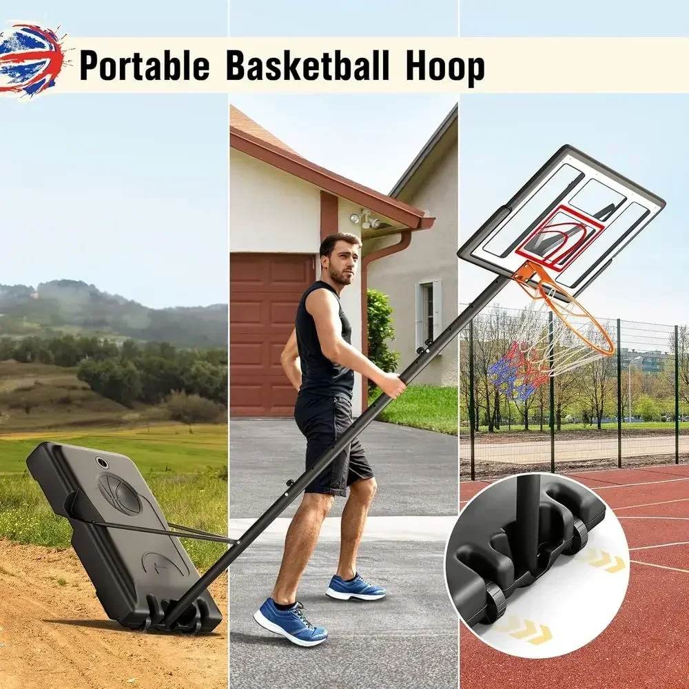 Aro de Baloncesto Portátil par - Basketball Hoop Outdoor reseña y precio