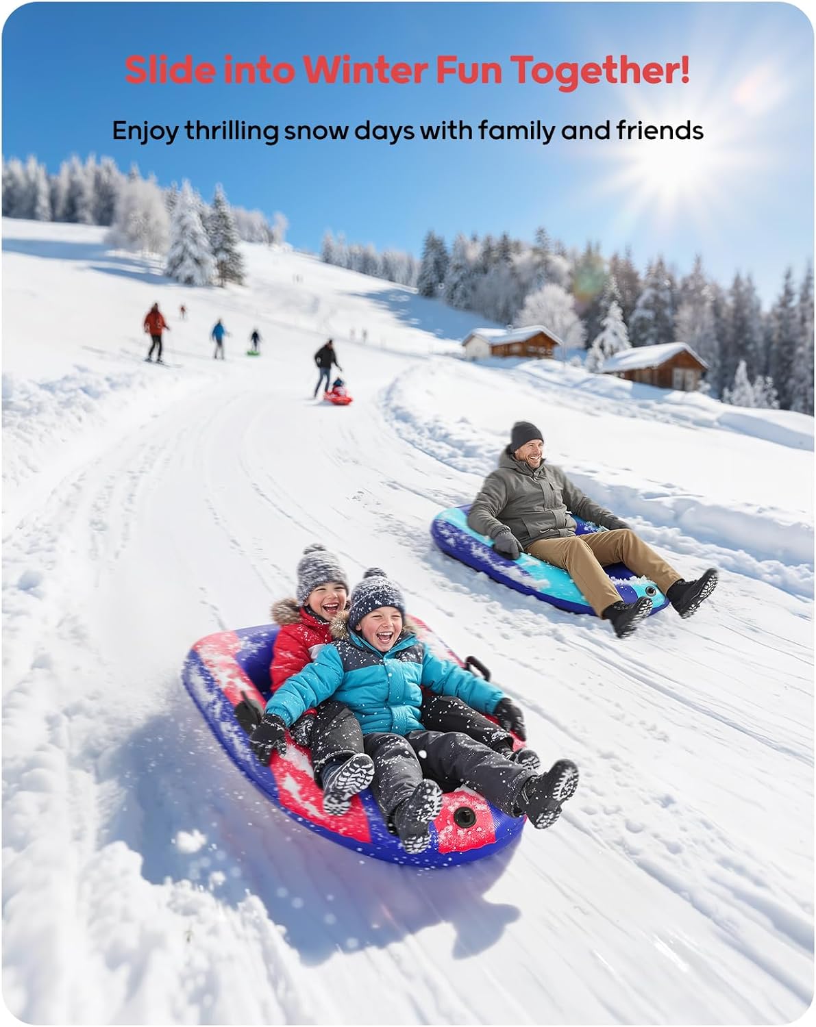 Trineo de Nieve Inflable de PV - Outdoor Kid reseña y precio