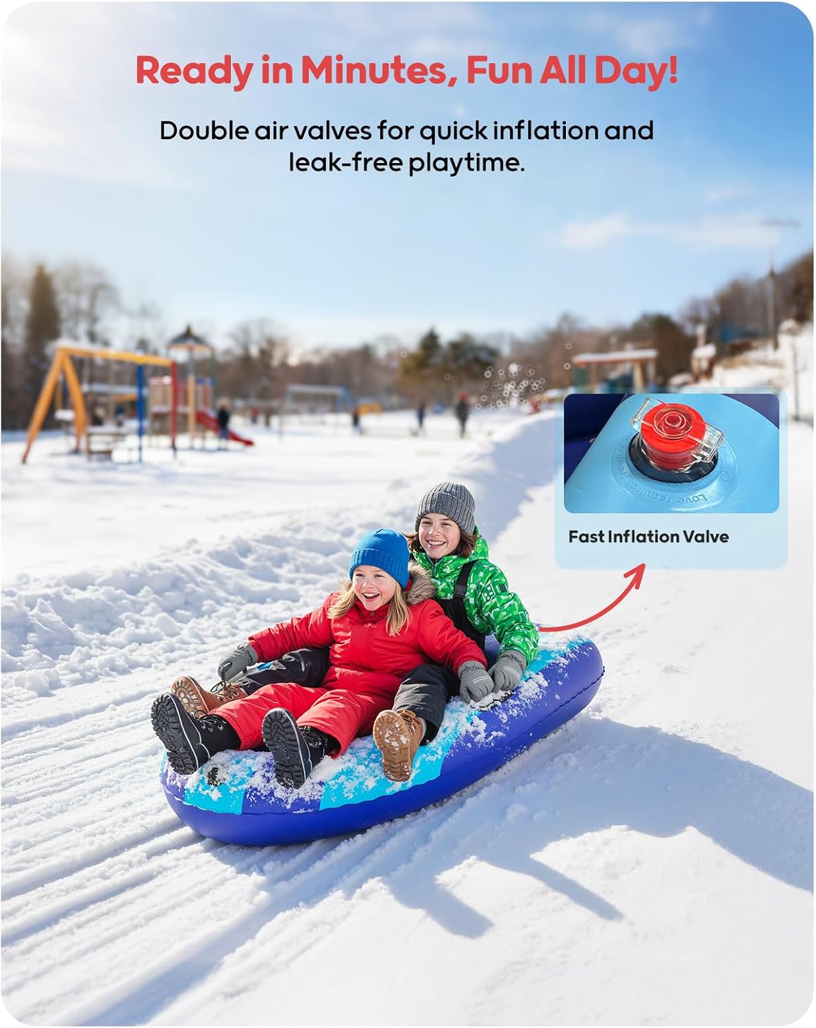 Trineo de Nieve Inflable de PV - Outdoor Kid reseña y precio