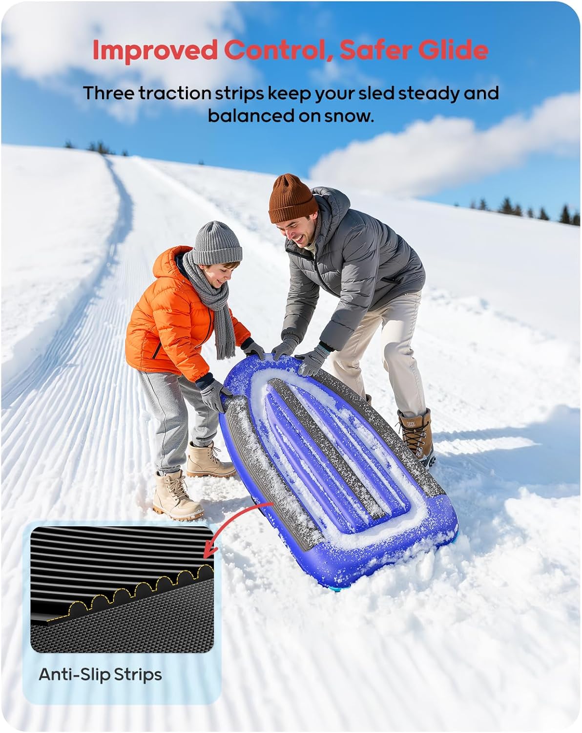Trineo de Nieve Inflable de PV - Outdoor Kid reseña y precio