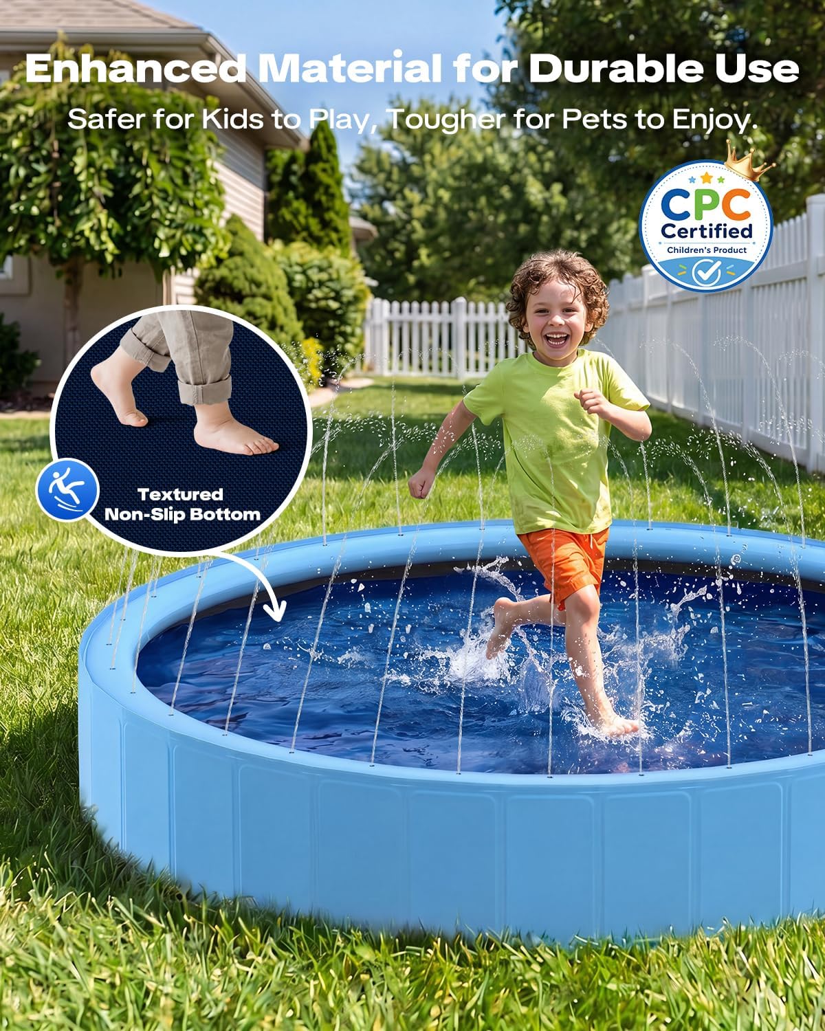 Piscina de Agua Plegable Portá - Sprinkler Splash Pad reseña y precio