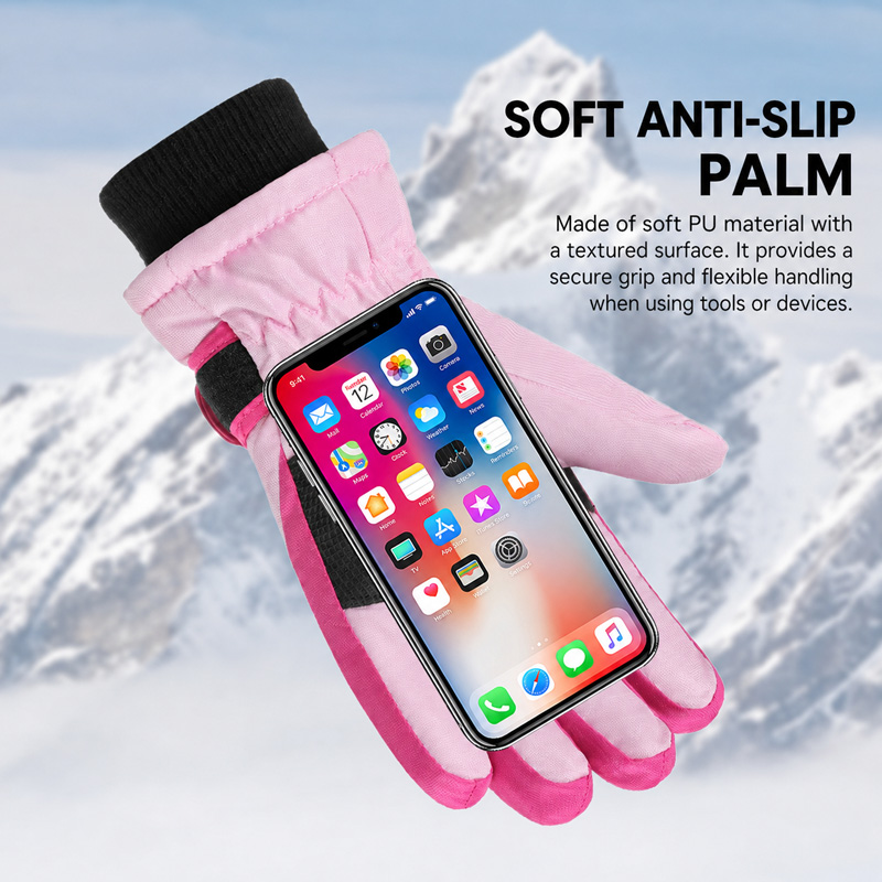 Guantes de esquí de invierno p - Kids Outdoor Gloves reseña y precio