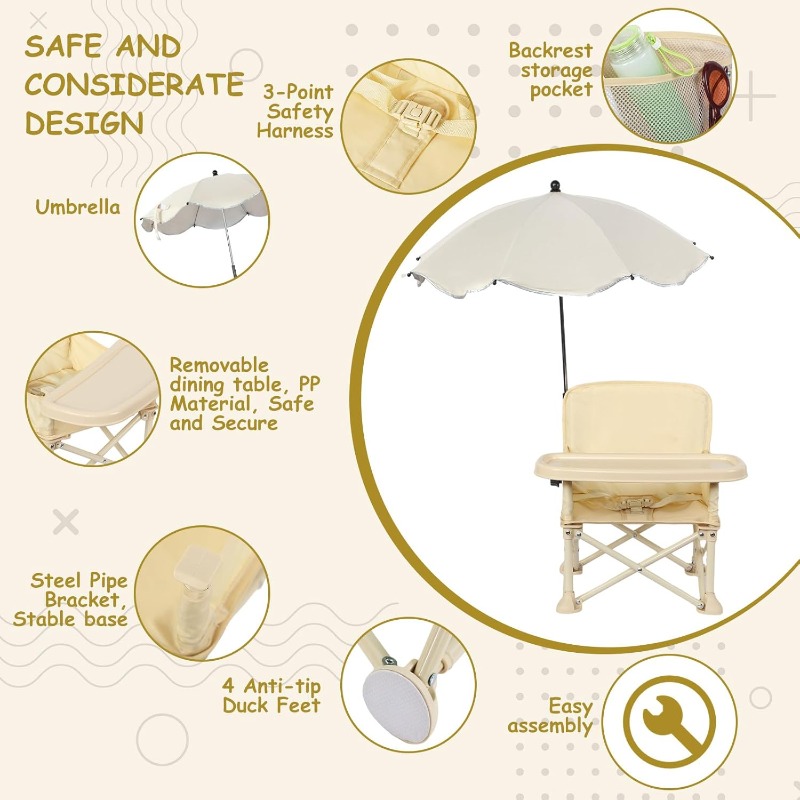 Silla de Playa Plegable para B - Kids Outdoor Table And Chairs reseña y precio