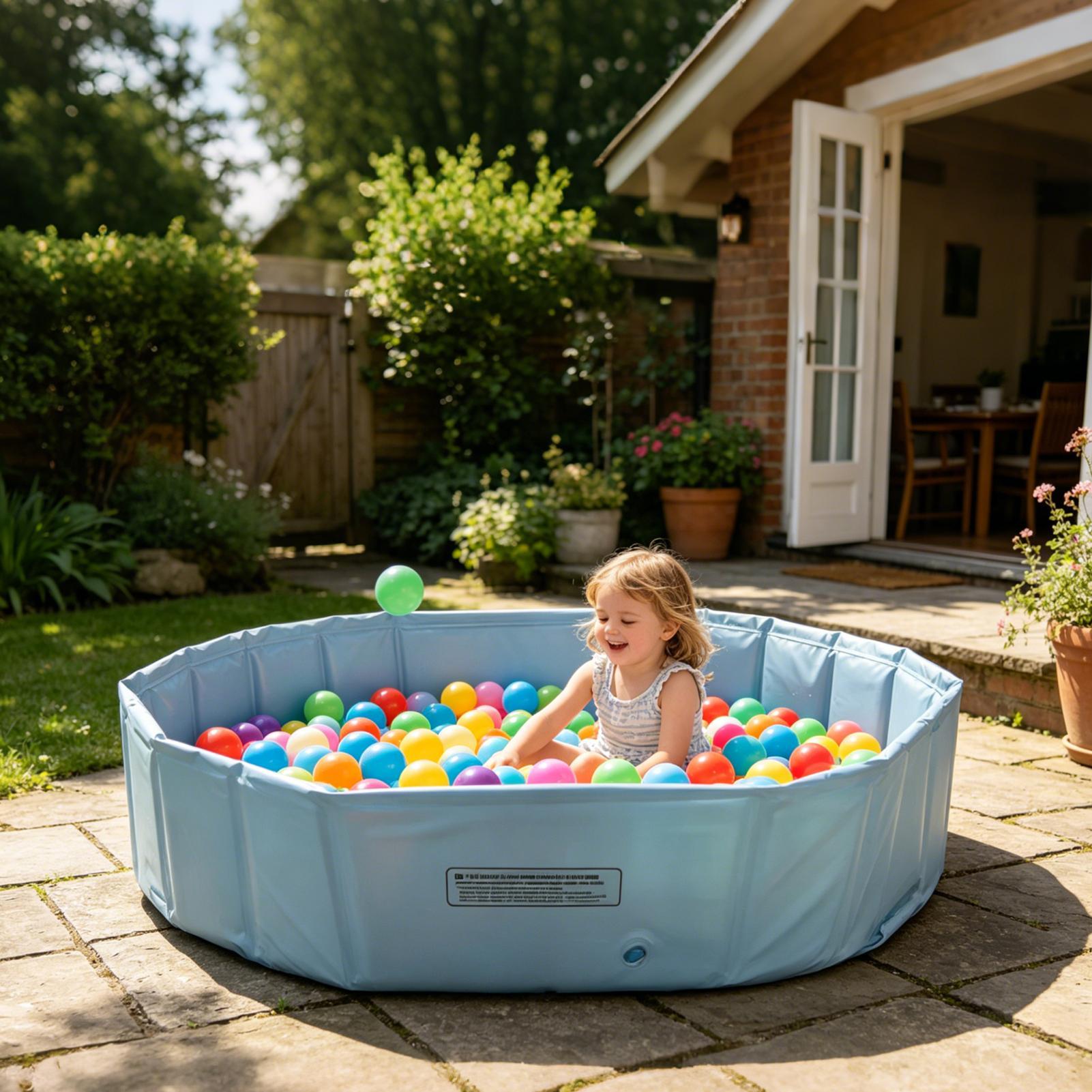 Piscina Plegable para Mascotas - Kids Outdoor Play Yard reseña y precio