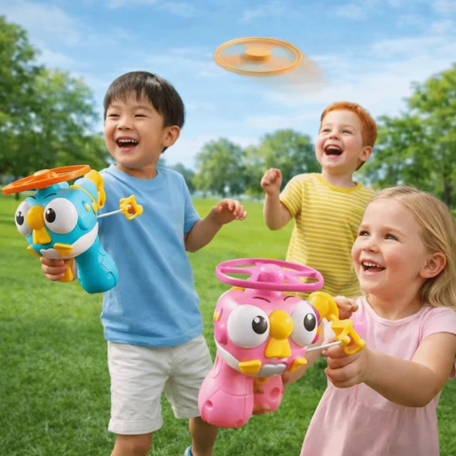 Lanzador de OVNI de Bambú con  - Kids Outdoor Clubhouse reseña y precio