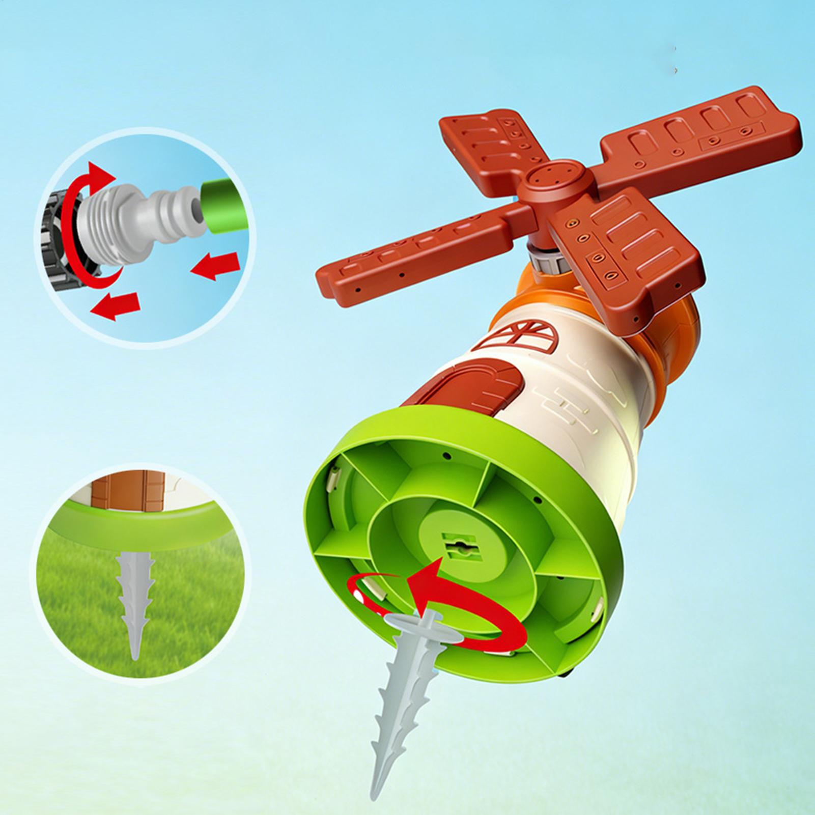 Aspersor de Agua Giratorio con - Kids Outdoor Play Yard reseña y precio