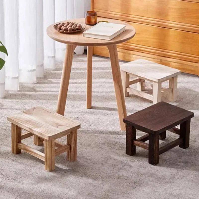 Taburete de madera maciza para - Kids Outdoor Table And Chairs reseña y precio
