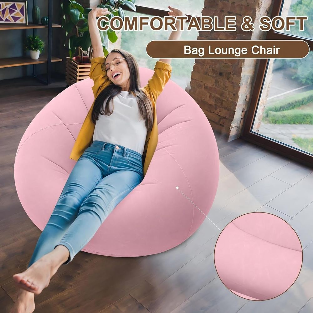 Sillones Inflables Tipo Puff,  - Kids Outdoor Bean Bag Chair reseña y precio