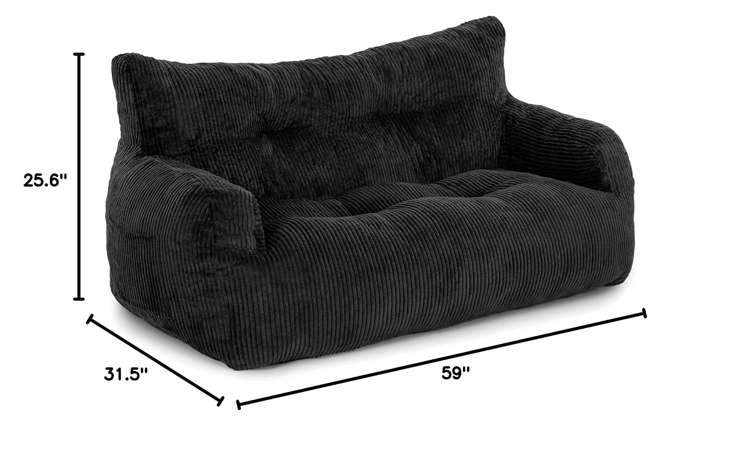Sillón Puff de 59 Pulgadas, As - Kids Outdoor Bean Bag Chair reseña y precio