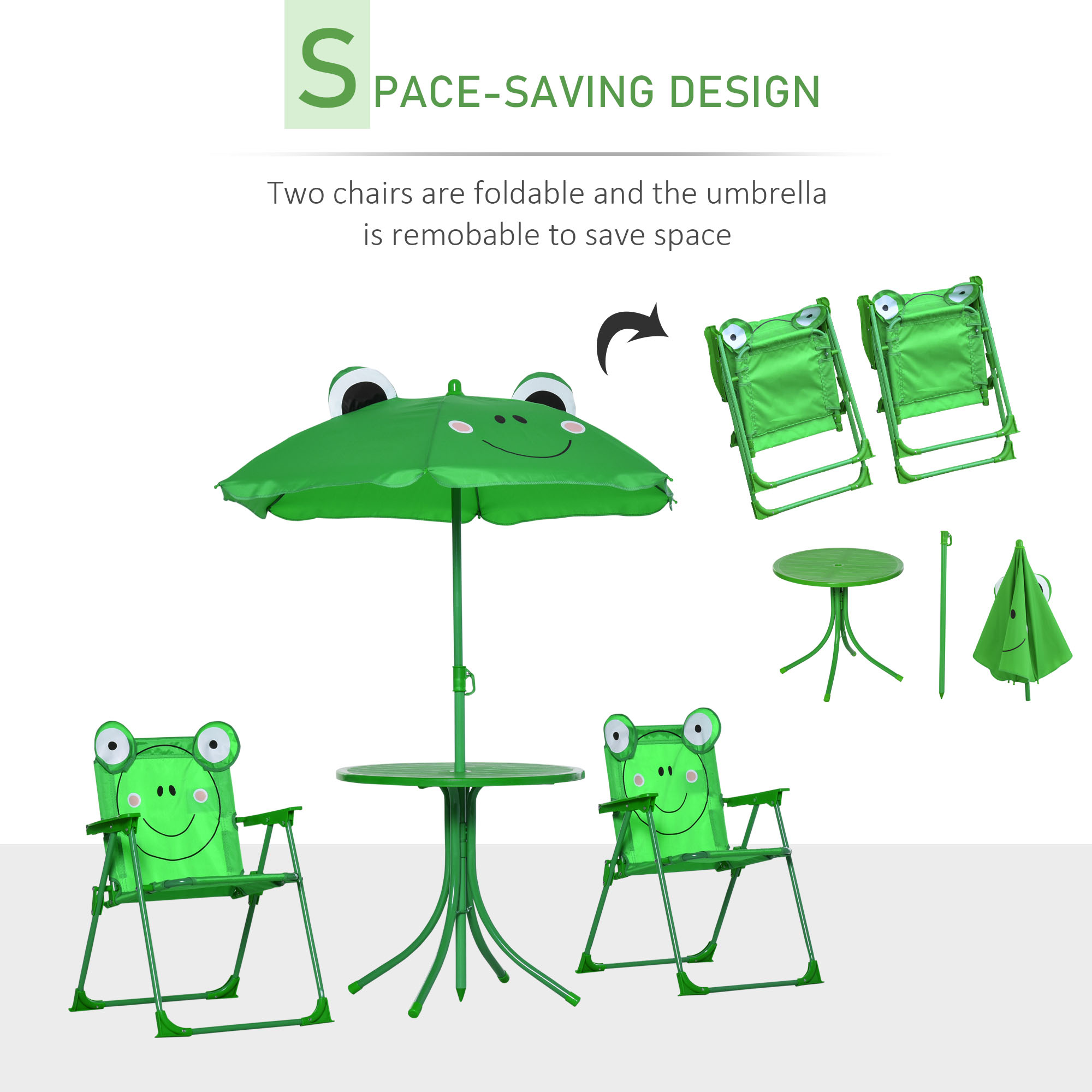 Conjunto de Mesa y Sillas para - Kids Outdoor Table And Chairs reseña y precio