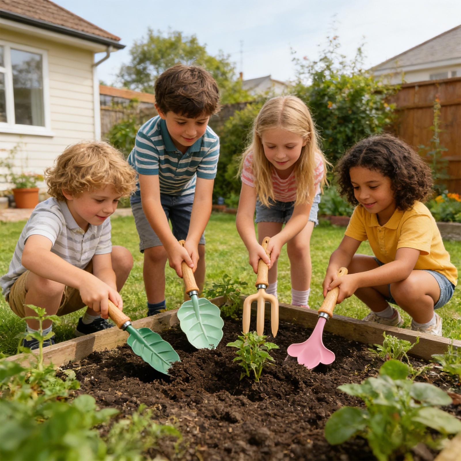 Juego de jardinería para niños - Kids Outdoor Play Yard reseña y precio
