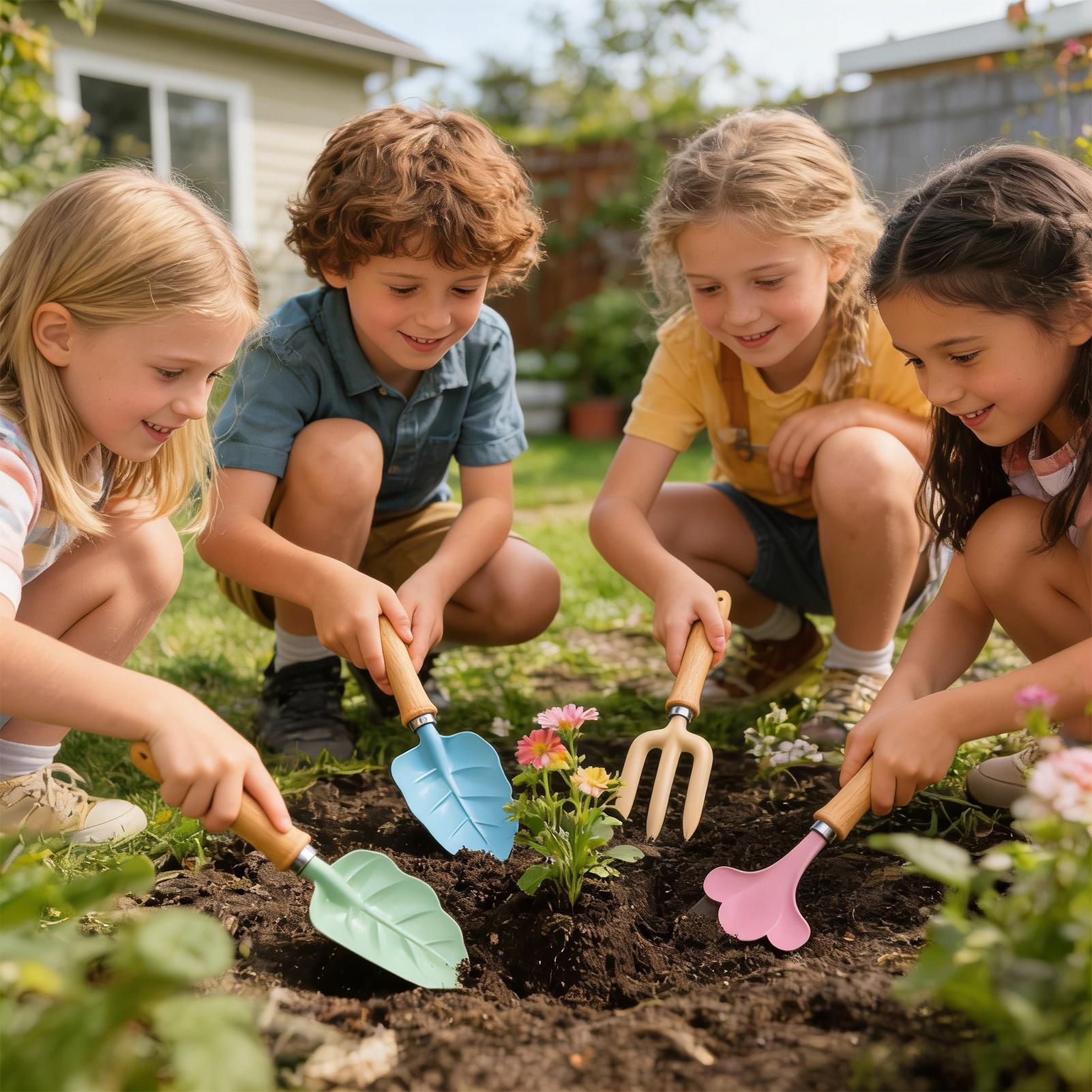 Juego de jardinería para niños - Kids Outdoor Play Yard reseña y precio