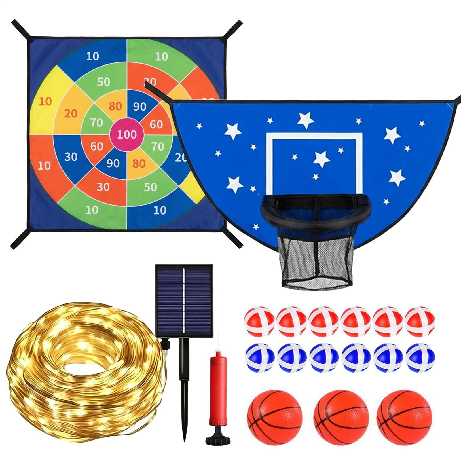 Aro de baloncesto para trampol - Kids Outdoor Basketball reseña y precio