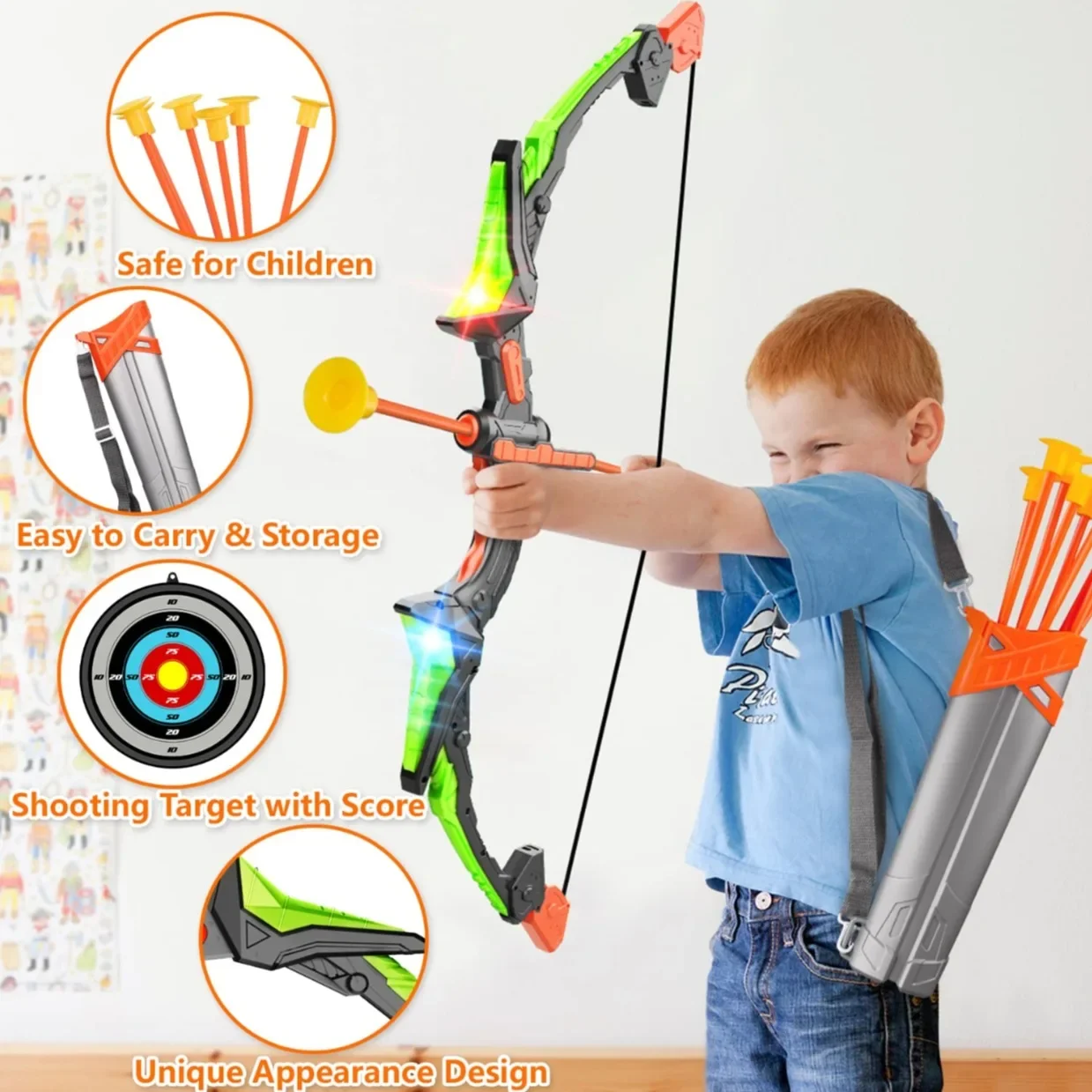 Juego de arco y flecha para ni - Kids Outdoor Archery Set reseña y precio
