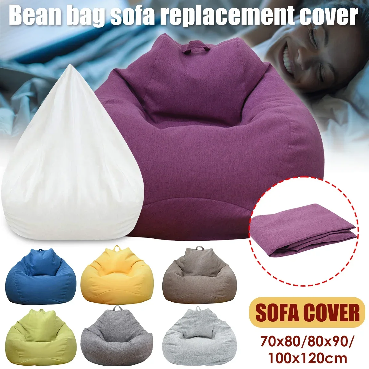 Funda grande para sofá y silla - Kids Outdoor Bean Bag Chair reseña y precio