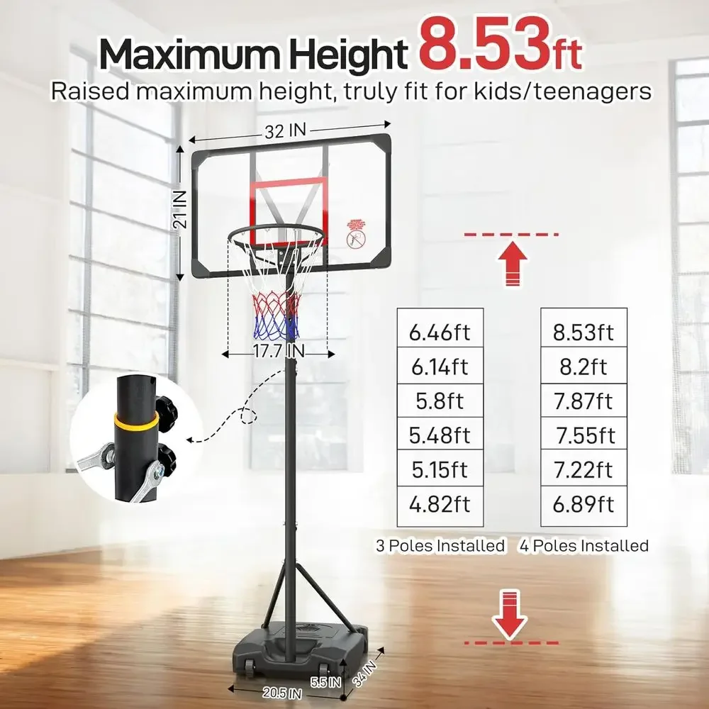 Aro de Baloncesto Portátil de  - Basketball Hoop Outdoor reseña y precio