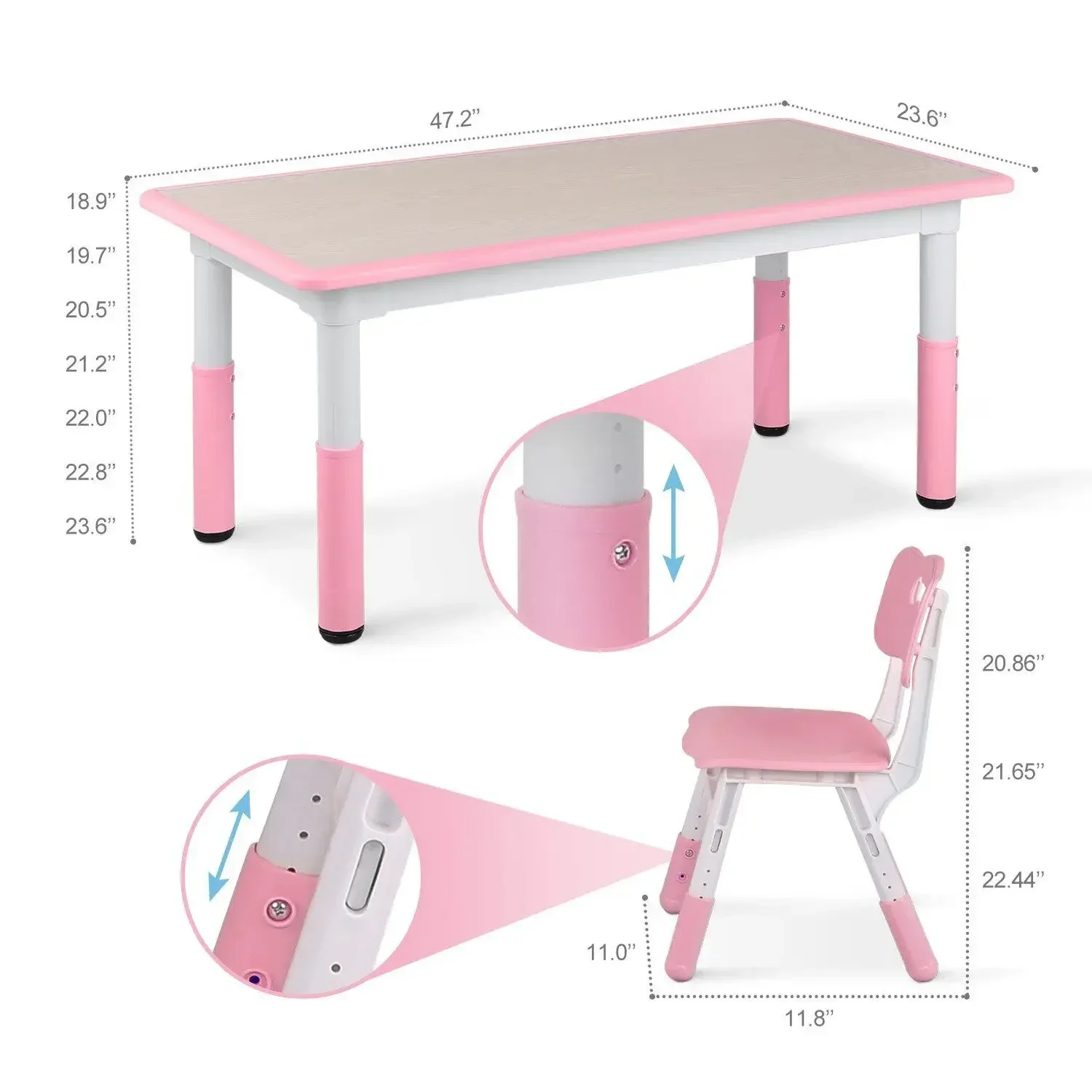 Juego de mesa y 4 sillas para  - Kids Outdoor Table And Chairs reseña y precio
