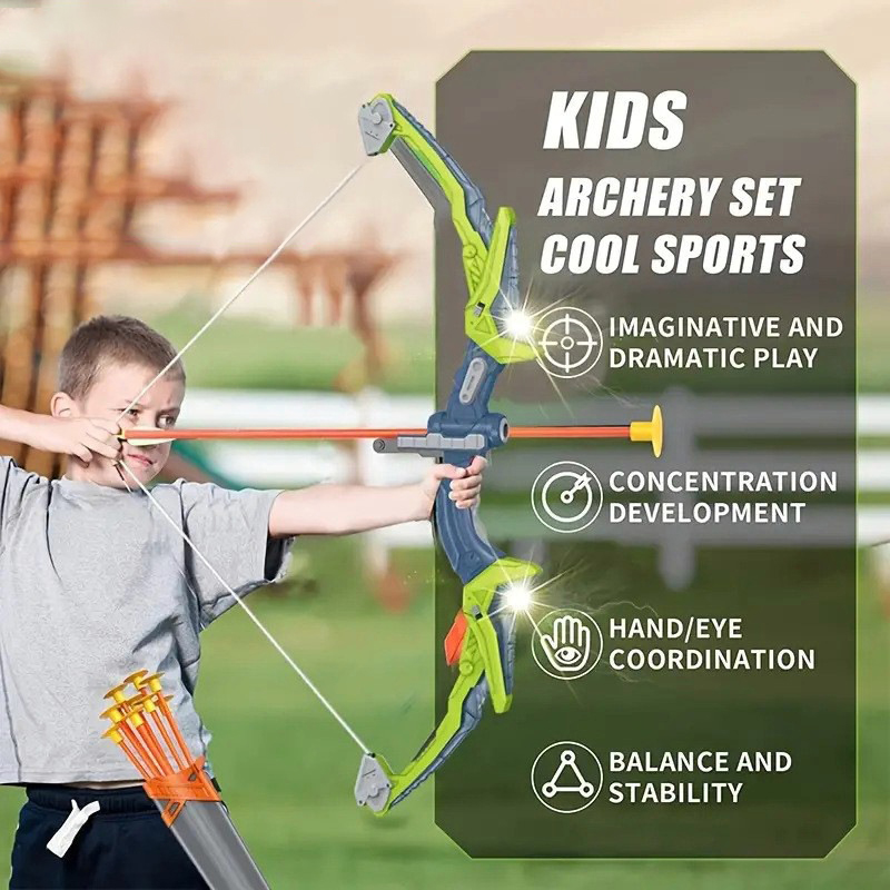 Juegos de arcos y flechas con  - Kids Outdoor Archery Set reseña y precio