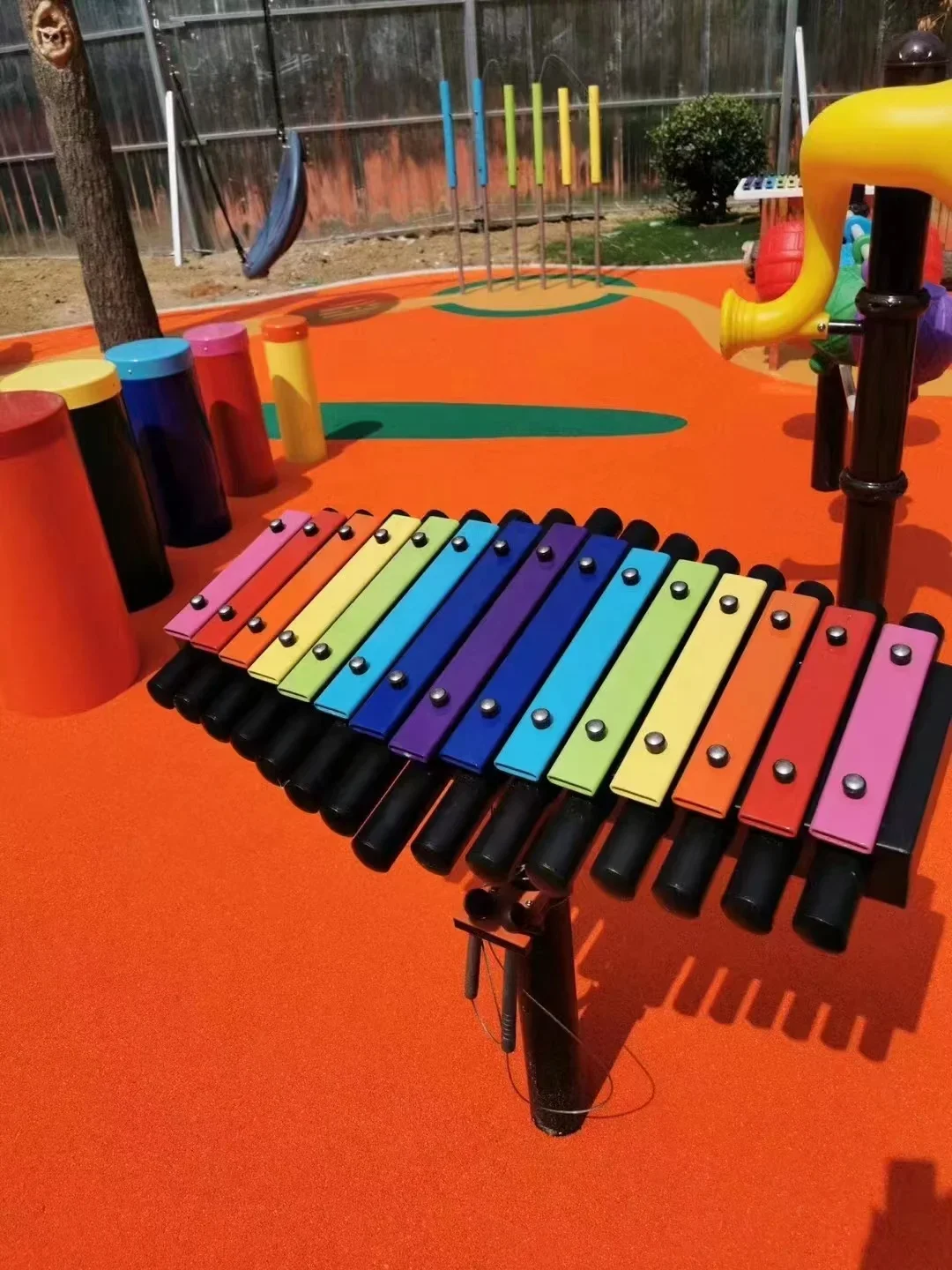 Instrumentos Musicales de Perc - Kids Outdoor Xylophone reseña y precio