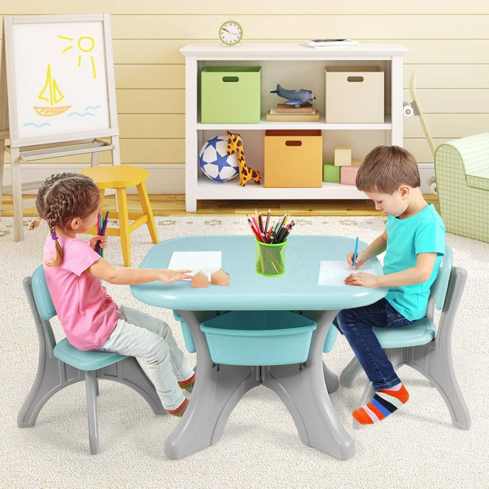 Mesa y Sillas para Niños, Jueg - Kids Outdoor Chair And Table reseña y precio